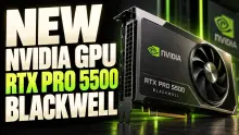 엔비디아 'RTX PRO 5500', 84GB GDDR7 탑재 전문가용 그래픽카드 공개