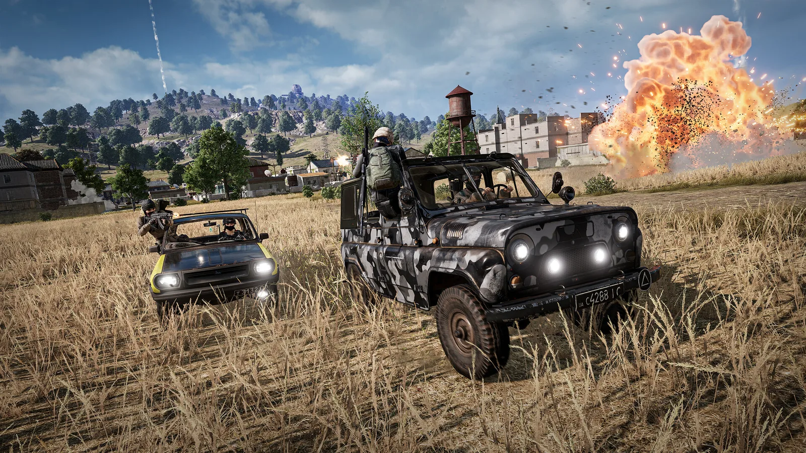 PUBG: 배틀그라운드의 전장 장면