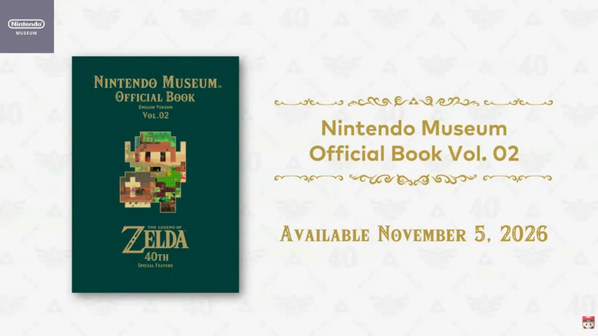 닌텐도 뮤지엄 젤다 40주년 기념 티켓 디자인과 공식 도록 'Nintendo Museum Official Book Vol.02'